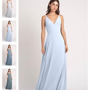 Jenny Yoo “Dani” whisper blue dress size 10